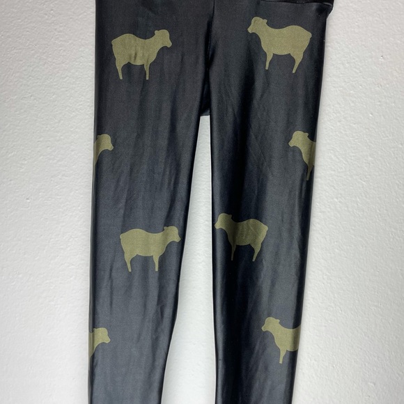 Goldsheep cow print leggings - Picture 1 of 4